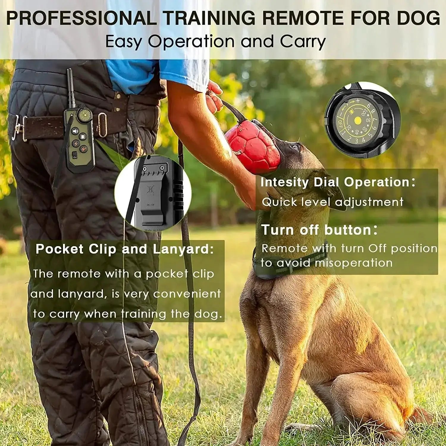 Electric Dog Training Collar Bark Stopper Four Modes