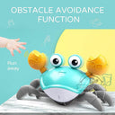 LED Musical Crab Toy Interactive Fun With Sensors For Kids