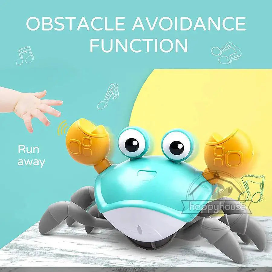 LED Musical Crab Toy Interactive Fun With Sensors For Kids