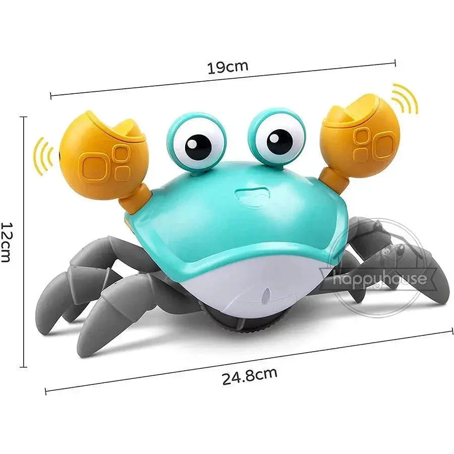 LED Musical Crab Toy Interactive Fun With Sensors For Kids