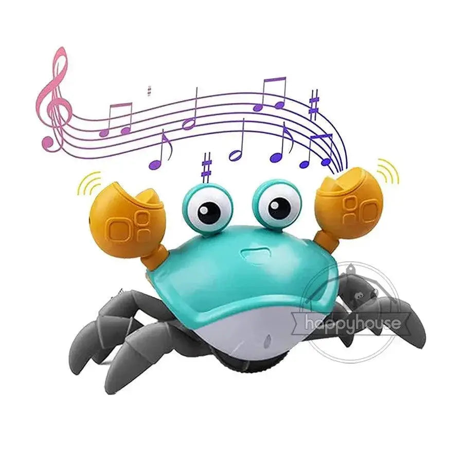 LED Musical Crab Toy Interactive Fun With Sensors For Kids