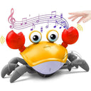 LED Musical Crab Toy Interactive Fun With Sensors For Kids