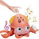 LED Musical Crab Toy Interactive Fun With Sensors For Kids