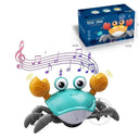 LED Musical Crab Toy Interactive Fun With Sensors For Kids
