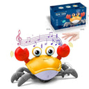 LED Musical Crab Toy Interactive Fun With Sensors For Kids