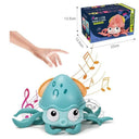 LED Musical Crab Toy Interactive Fun With Sensors For Kids