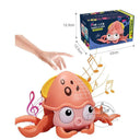 LED Musical Crab Toy Interactive Fun With Sensors For Kids