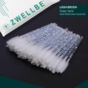 Crystal Beauty Tool Eyelashes Brush Comb Set for Makeup