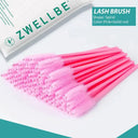 Crystal Beauty Tool Eyelashes Brush Comb Set for Makeup