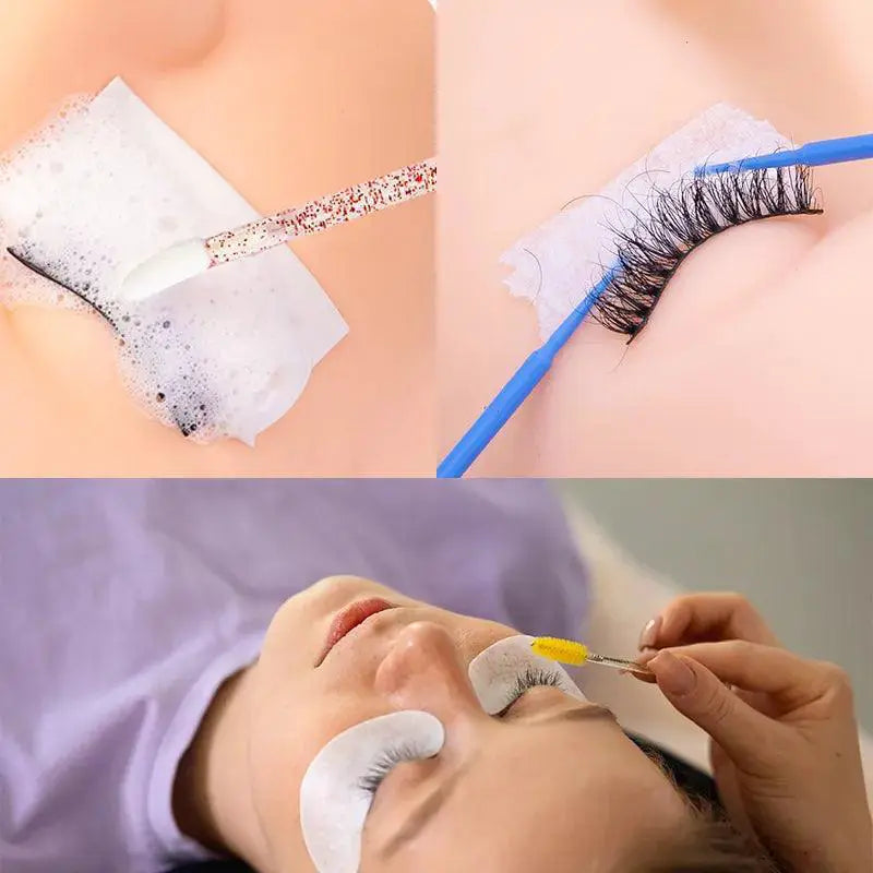 Crystal Beauty Tool Eyelashes Brush Comb Set for Makeup