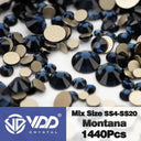 Crystal Gold Flatback Rhinestones For DIY Nail Art Sparkling