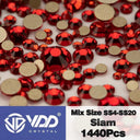 Crystal Gold Flatback Rhinestones For DIY Nail Art Sparkling
