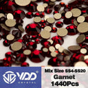 Crystal Gold Flatback Rhinestones For DIY Nail Art Sparkling