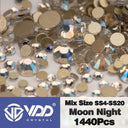 Crystal Gold Flatback Rhinestones For DIY Nail Art Sparkling