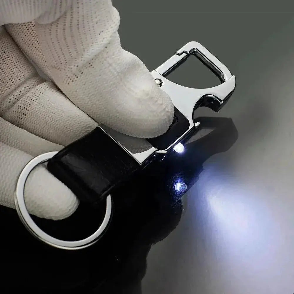 LED Keychain Bottle Opener Personalized Retro Style Holder