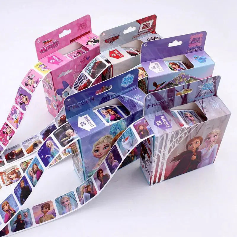 Disney Cartoon Pull Out Stickers for Kids and Collectors Fun
