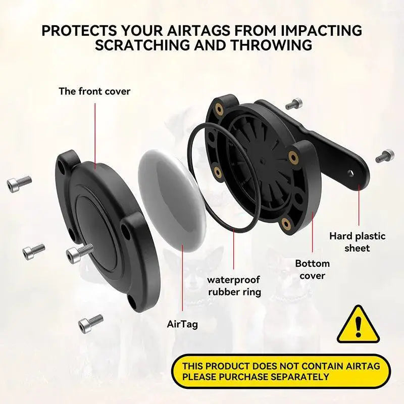 Giant Pets GPS Tracker Case Waterproof AirTag Holder