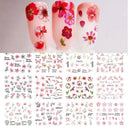 Floral And Geometric Nail Decals For Creative Manicures