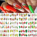 Floral And Geometric Nail Decals For Creative Manicures