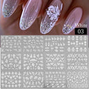 Floral And Geometric Nail Decals For Creative Manicures