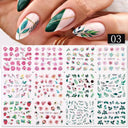 Floral And Geometric Nail Decals For Creative Manicures