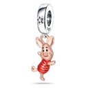 Adorable Dog and Elephant Pandora Bracelet Charms Set