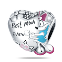 Adorable Dog and Elephant Pandora Bracelet Charms Set