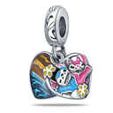 Adorable Dog and Elephant Pandora Bracelet Charms Set