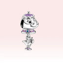 Adorable Dog and Elephant Pandora Bracelet Charms Set