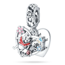 Adorable Dog and Elephant Pandora Bracelet Charms Set