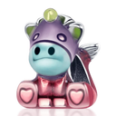 Adorable Dog and Elephant Pandora Bracelet Charms Set