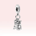 Adorable Dog and Elephant Pandora Bracelet Charms Set