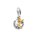 Adorable Dog and Elephant Pandora Bracelet Charms Set