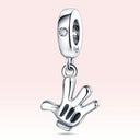 Adorable Dog and Elephant Pandora Bracelet Charms Set