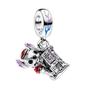 Adorable Dog and Elephant Pandora Bracelet Charms Set