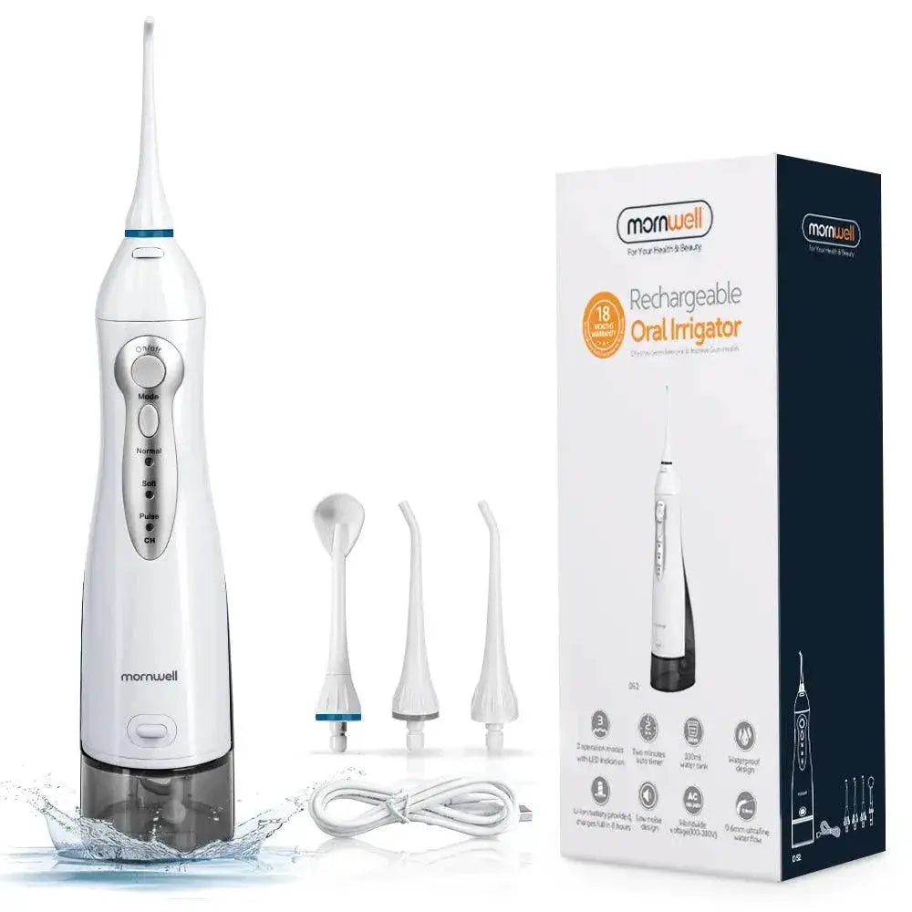 Mornwell Portable USB Rechargeable Dental Water Flosser