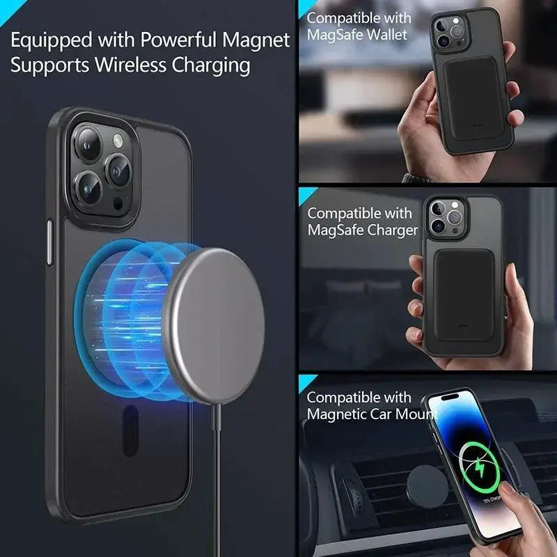 Frosted Matte Translucent IPhone Case Luxury Protection