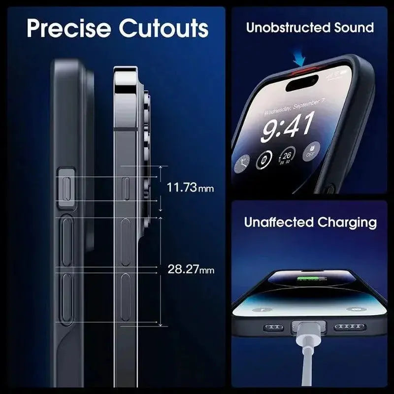 Frosted Matte Translucent IPhone Case Luxury Protection