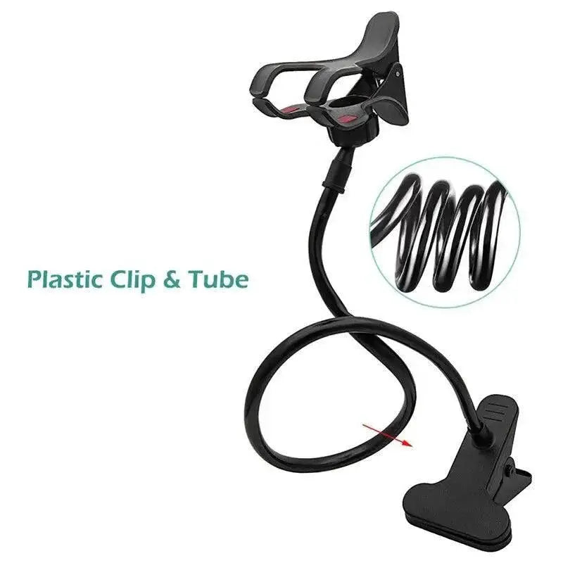 Gooseneck Phone Holder Clip For Bed And Desk Use Flexible