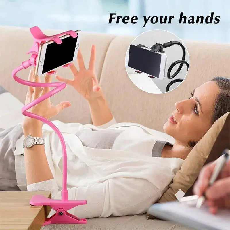 Gooseneck Phone Holder Clip For Bed And Desk Use Flexible