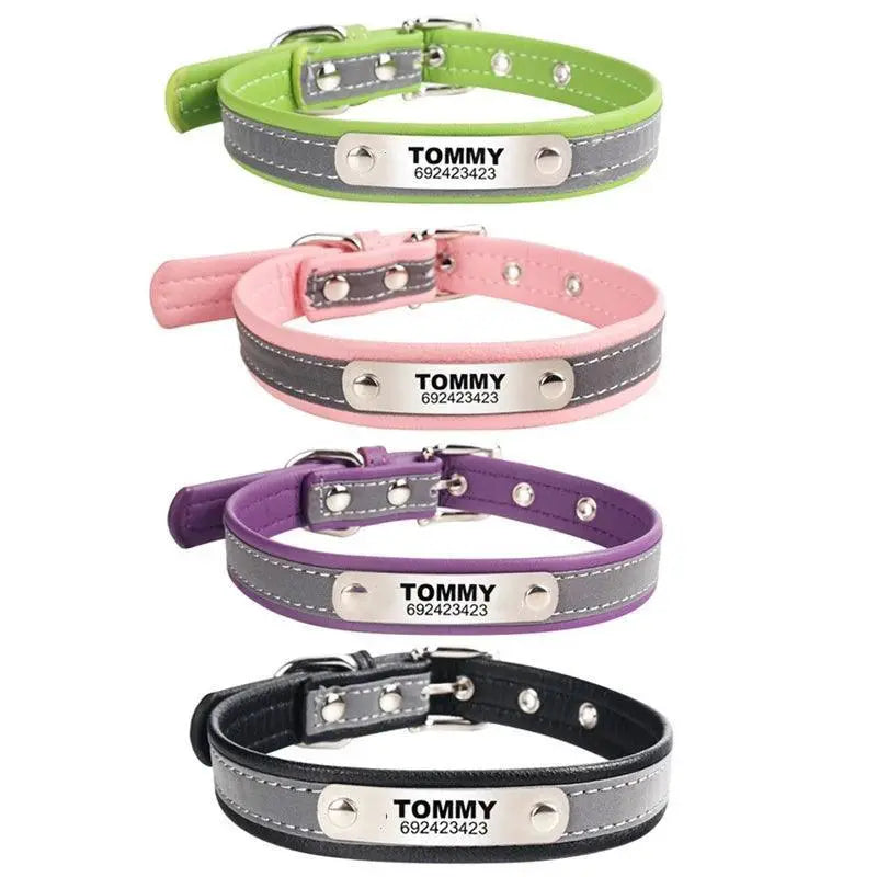 Reflective Cat Collar With Personalized ID For Pet Safety