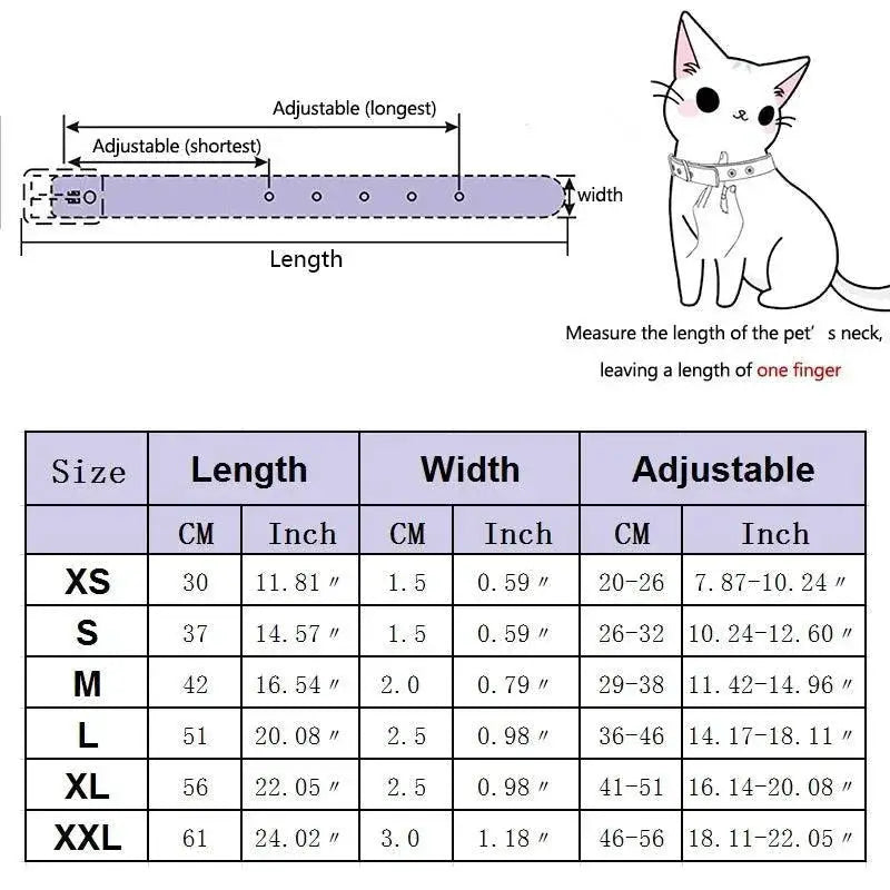 Reflective Cat Collar With Personalized ID For Pet Safety