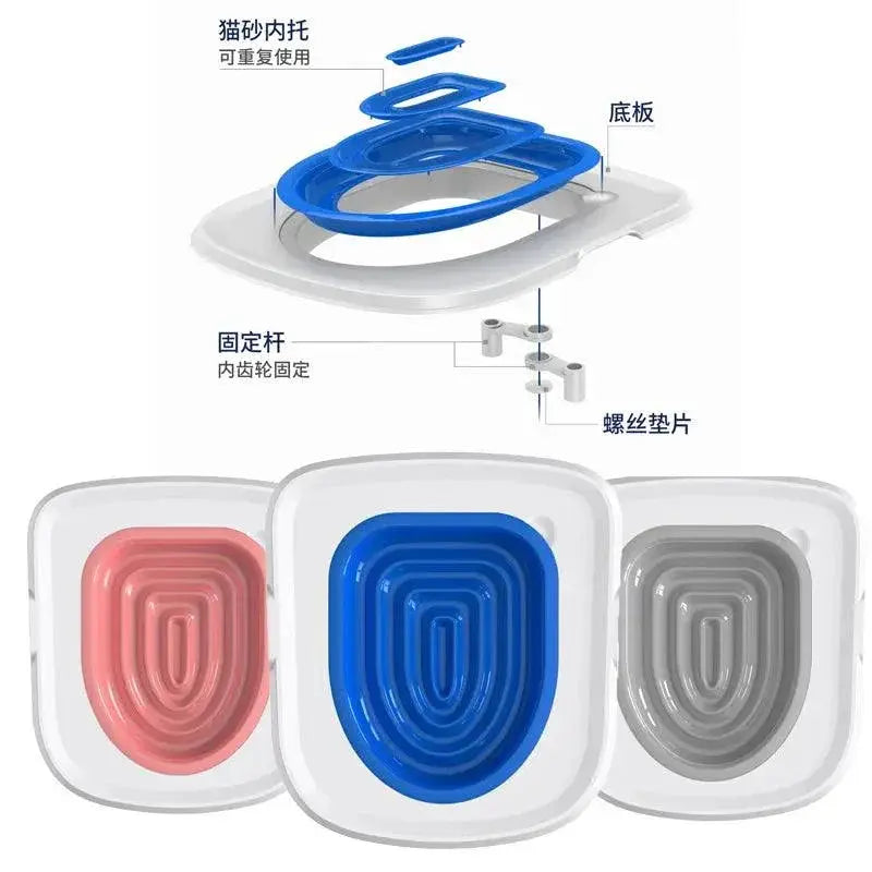 Cat Toilet Training Kit Reusable For Cats Eco Friendly