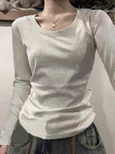 Slimming Short Sleeve Shirt For Women