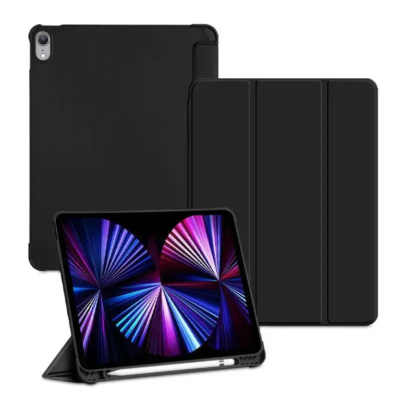 iPad Case With Pencil Holder Stylish Smart Cover Protection