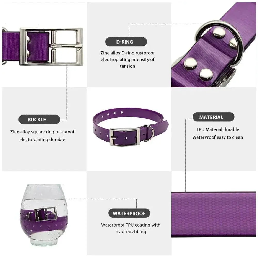 Adjustable Waterproof Dog Collar Durable Pet Accessories - OurLum.com