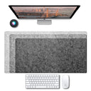 Large Wool Felt Desk Mat Anti Slip Mouse Pad For Gamers