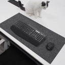 Large Wool Felt Desk Mat Anti Slip Mouse Pad For Gamers