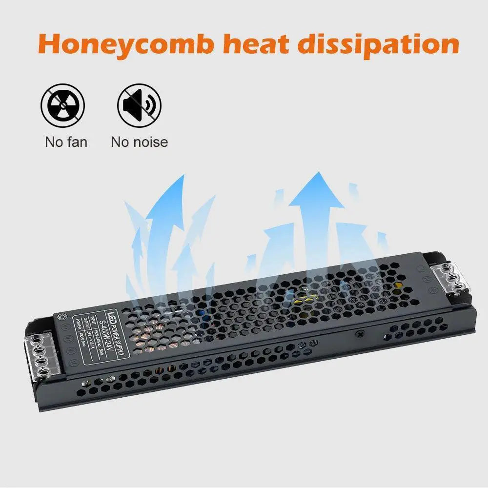 LED Light Power Adapter Enhanced Efficiency Silent Operation