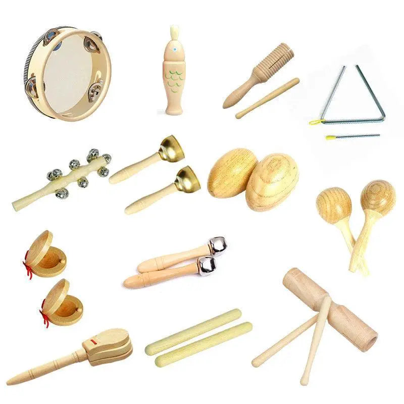 Wooden Musical Instruments For Kids Beginner Music Aids